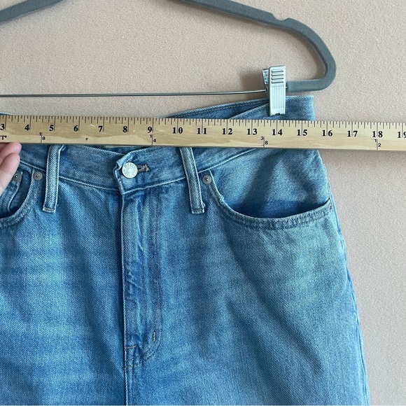 Madewell Women’s The Momjean in Gilford Wash Ripped‎ Edition size 30 High Waist - Picture 12 of 15